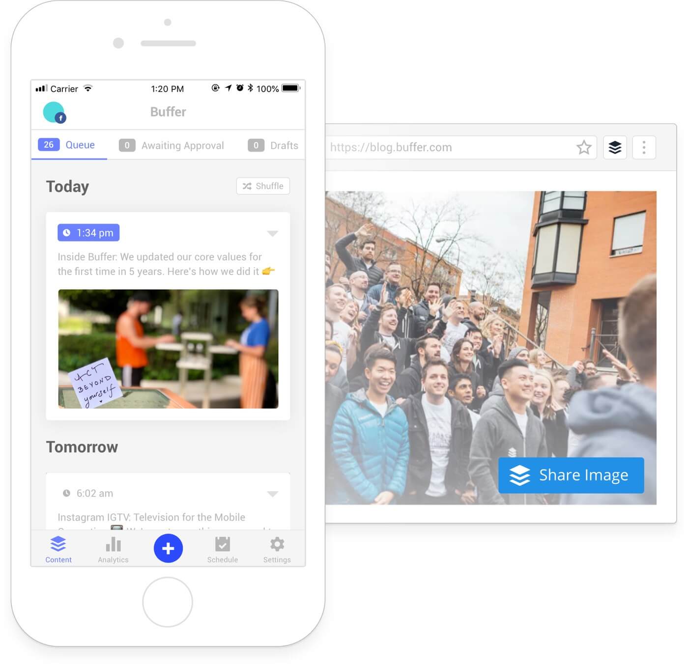 Mobile and Browser Extensions