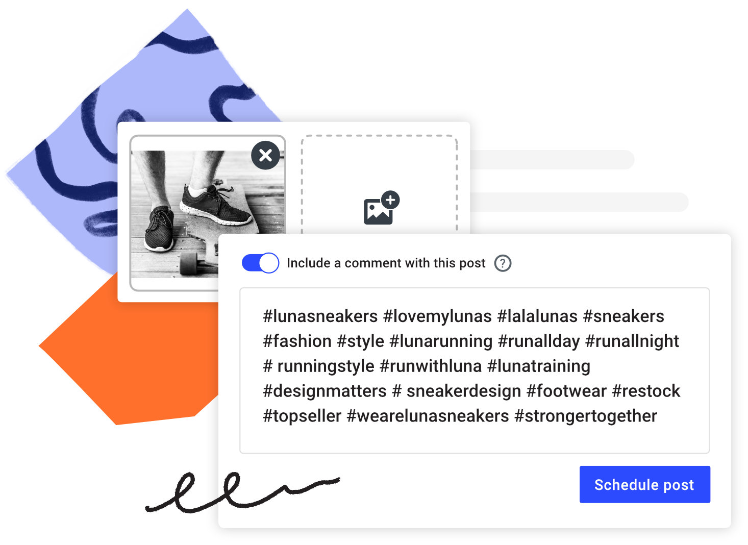 Screenshot of first comment feature on Instagram